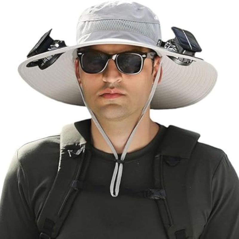 Solar Fan Hat