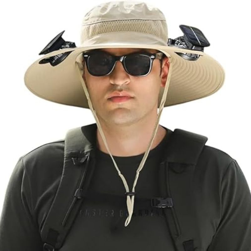 Solar Fan Hat