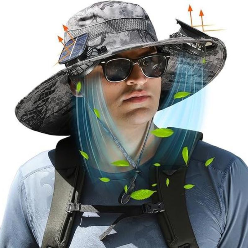 Solar Fan Hat