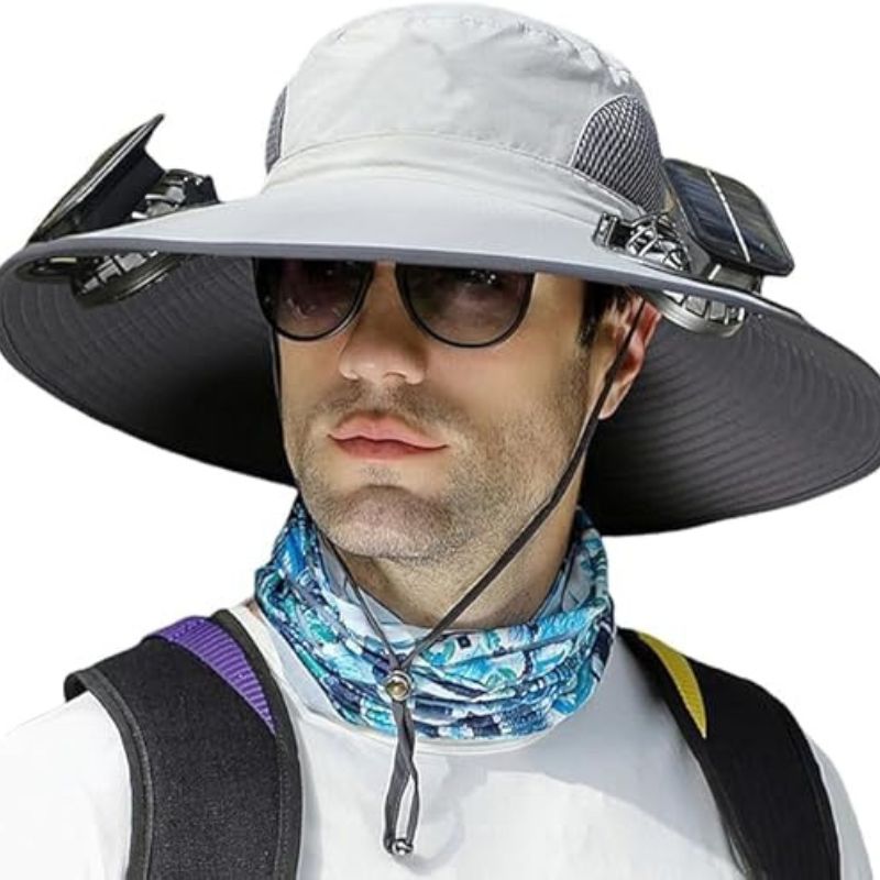 Solar Fan Hat