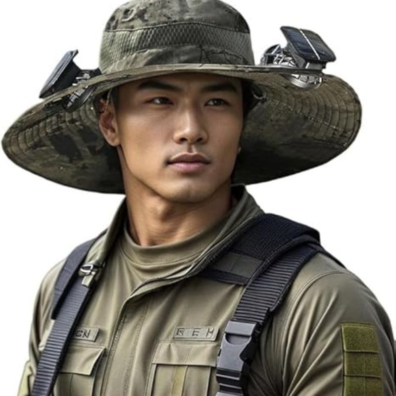 Solar Fan Hat