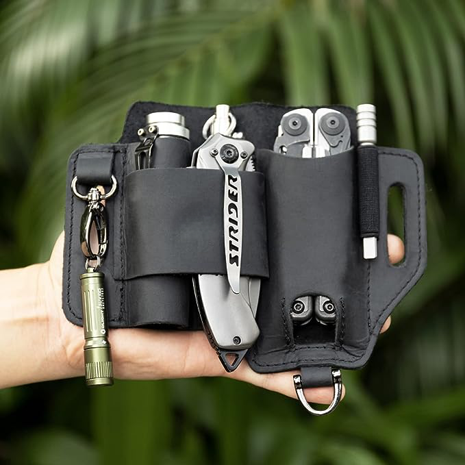 EDC Leather Belt Pouch