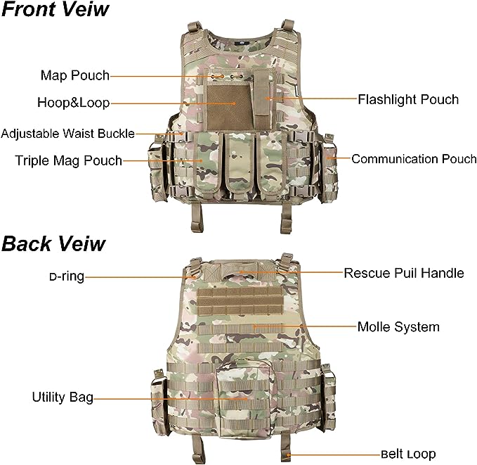 2TACTIC® Tactical Airsoft Vest