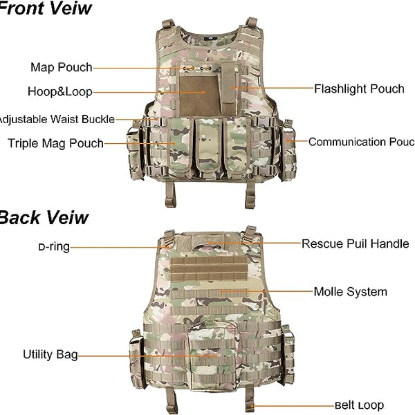 2TACTIC® Tactical Airsoft Vest