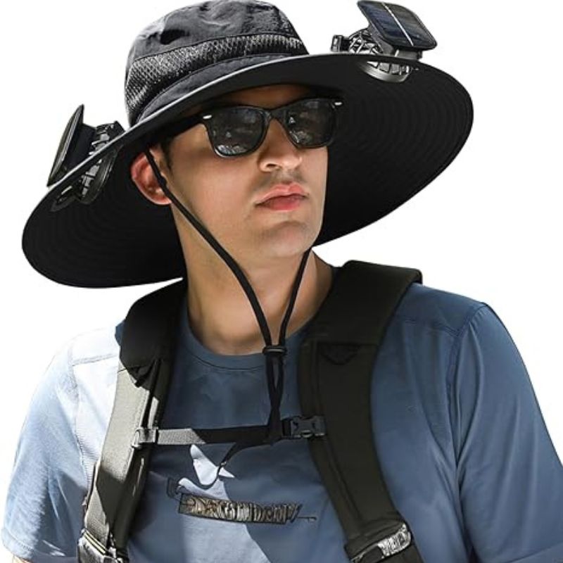 Solar Fan Hat