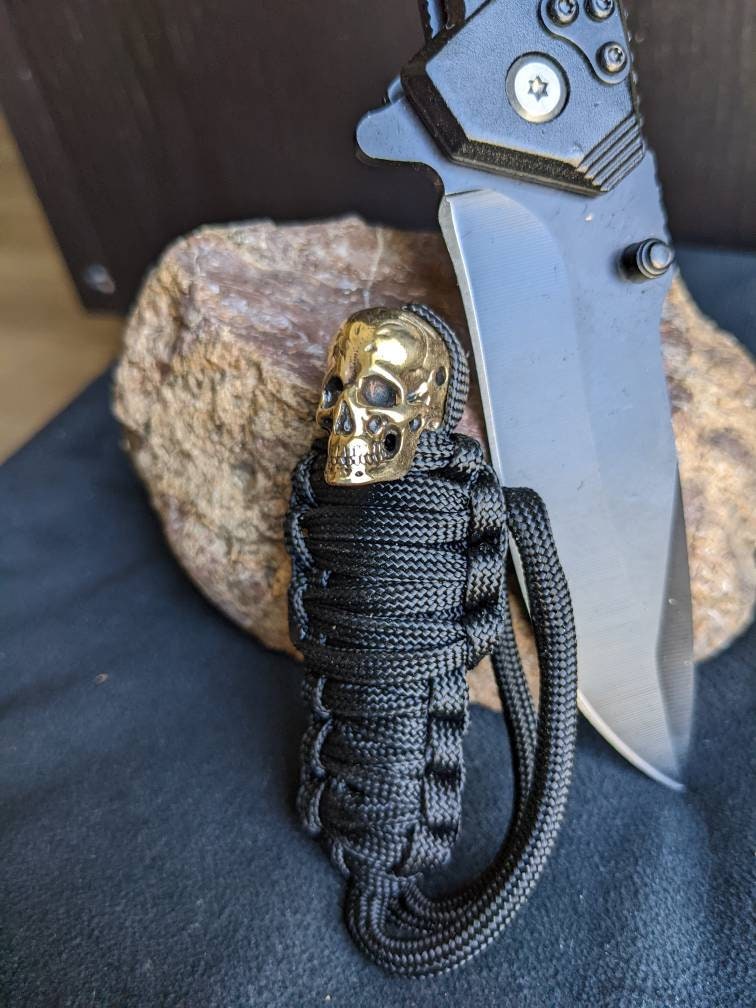 Keychain Mummy Brass Skull