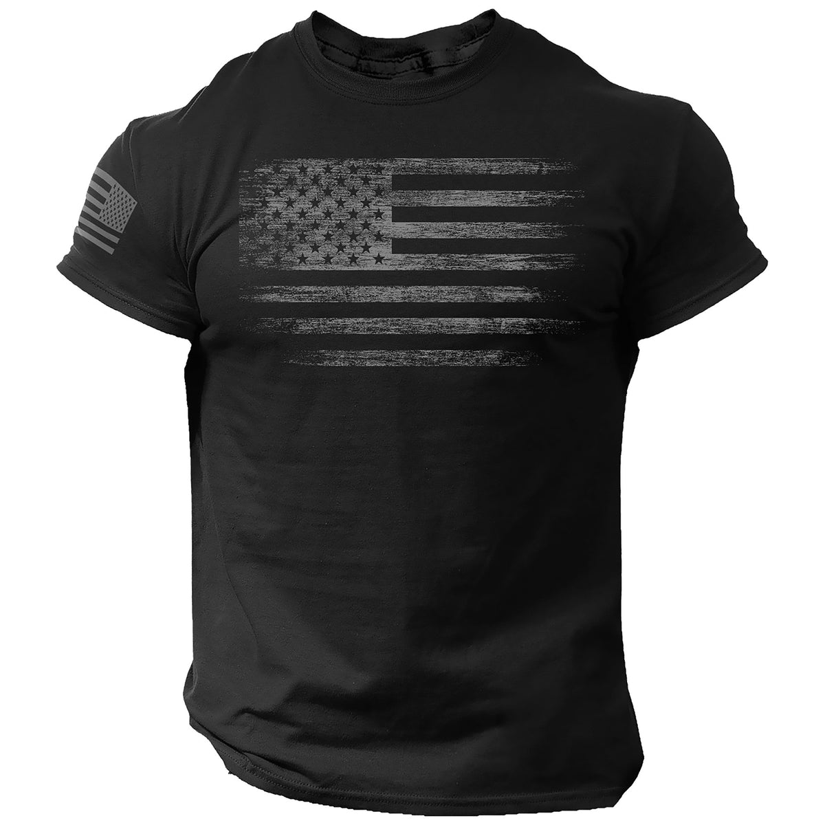 USA Patriotic Flag Men T Shirt