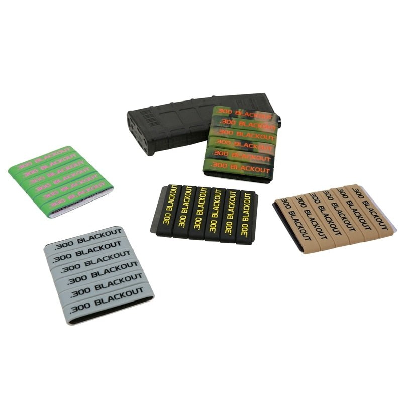 2TAC MAGAZINE MARKING BANDS (6 PACK)