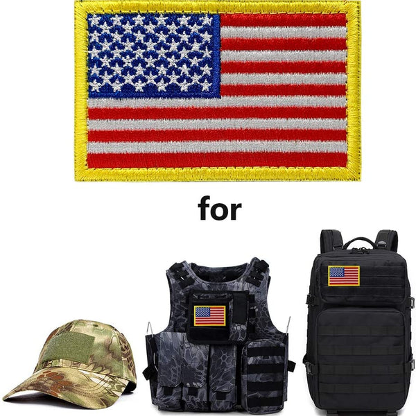 American USA Flag Patch 6 PACK