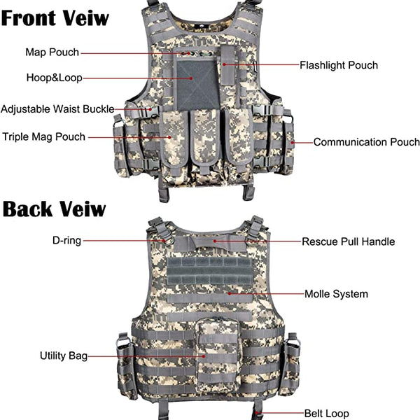 2TACTIC® Tactical Airsoft Vest