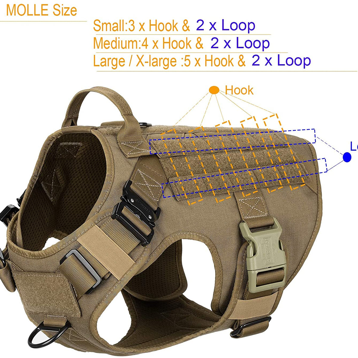 Tactical Dog Harness