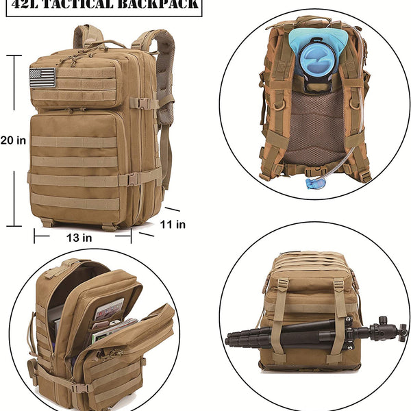 Tactical Survival Backpack 42L