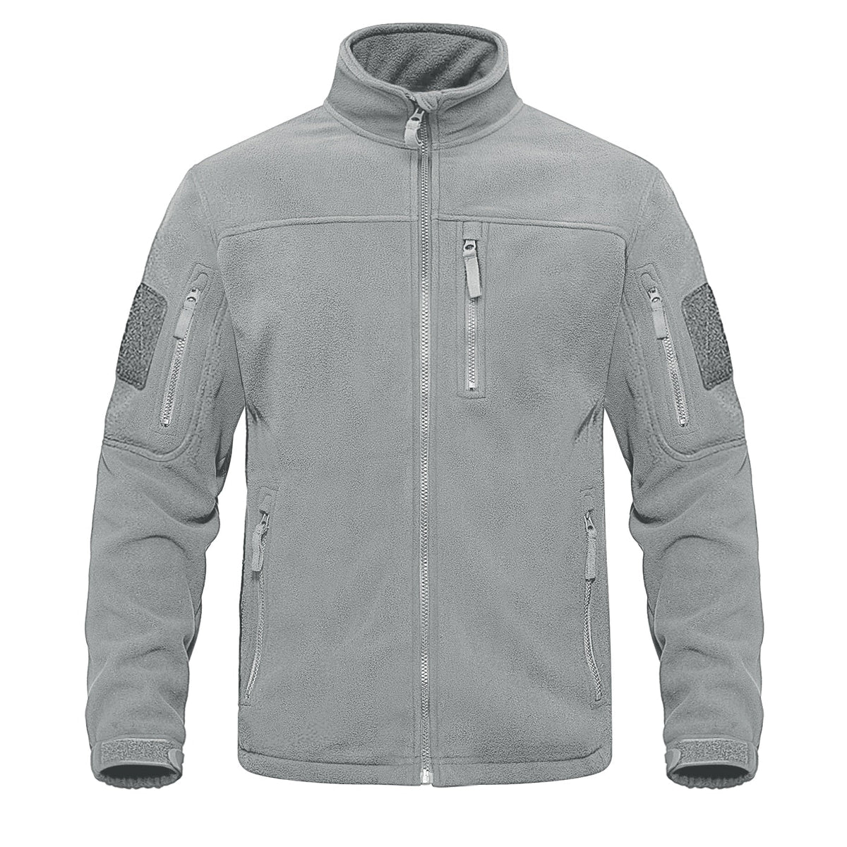 Tactical Fleece Zip-Up Patch Jacket