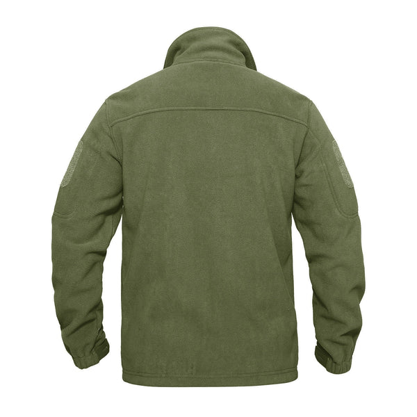 Tactical Fleece Zip-Up Patch Jacket