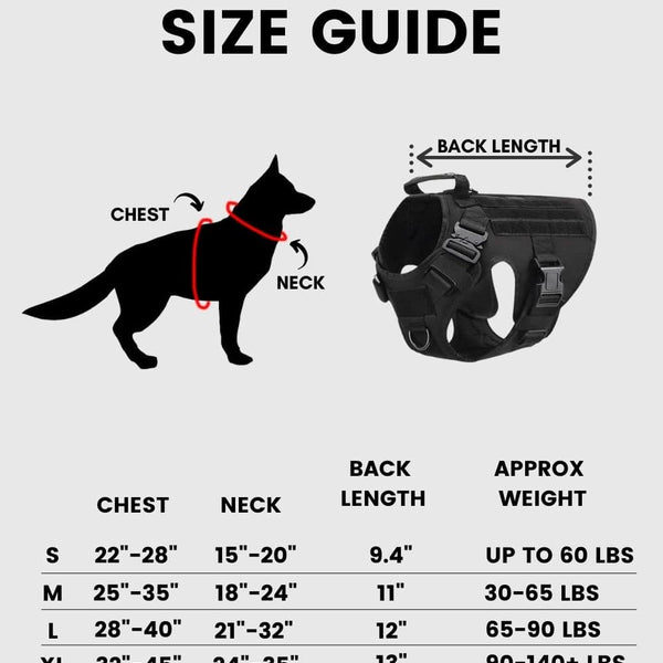 2TACTIC TACTICAL DOG HARNESS