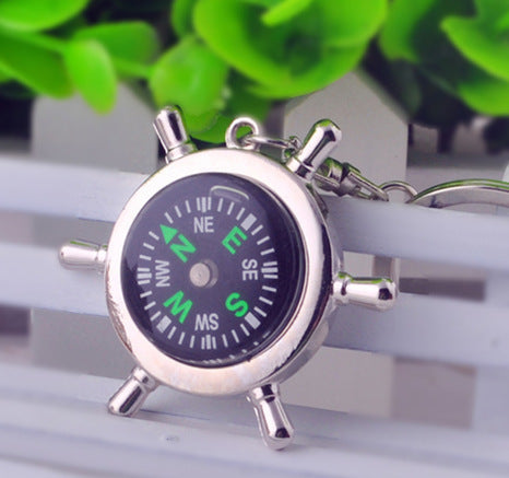 Creative Rudder Compass Key Chain