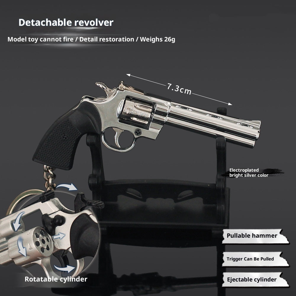 Disassembly Colt 357 Left Wheel Alloy Assembly Toys Keychain