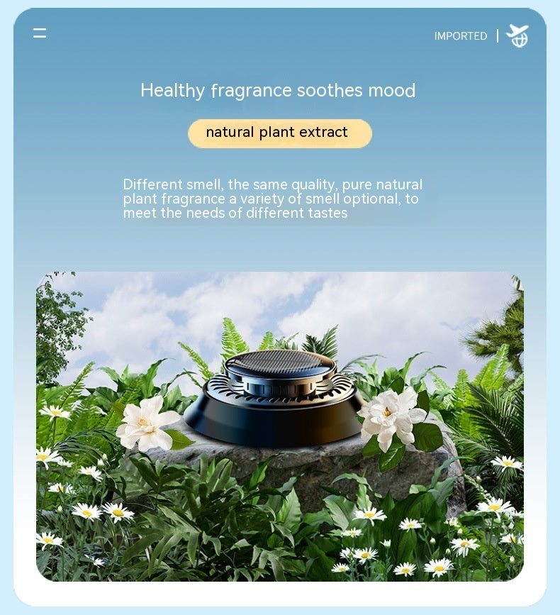 Portable Kinetic Car Air Freshener Solar Power