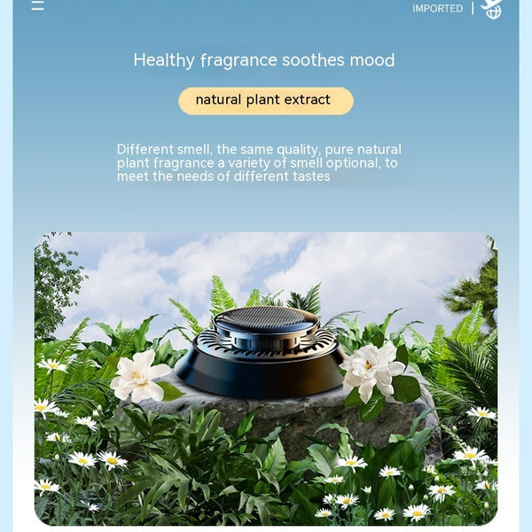 Portable Kinetic Car Air Freshener Solar Power