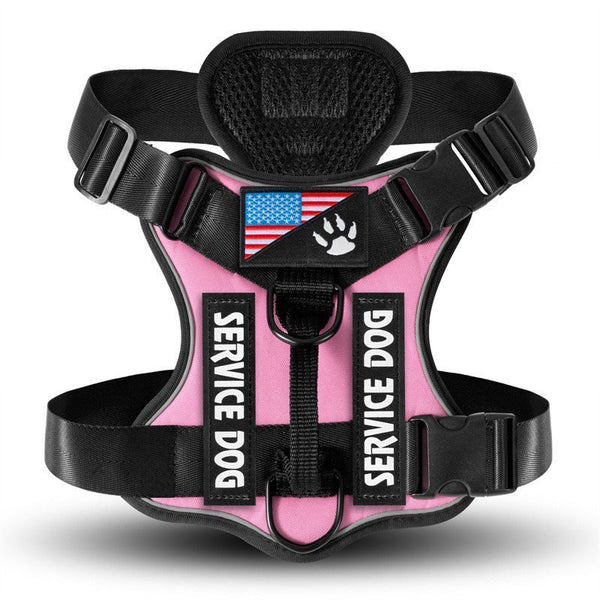 Large Dog Tactical Chest Strap Vest