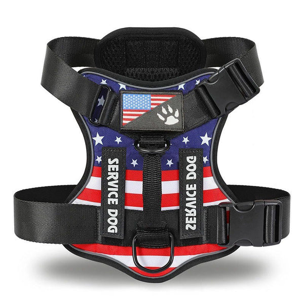 Large Dog Tactical Chest Strap Vest