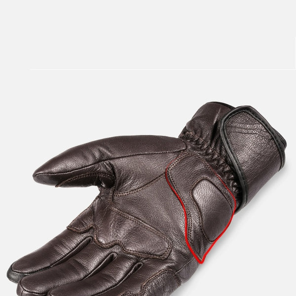 Men'S Winter Motorcycle Leather Gloves