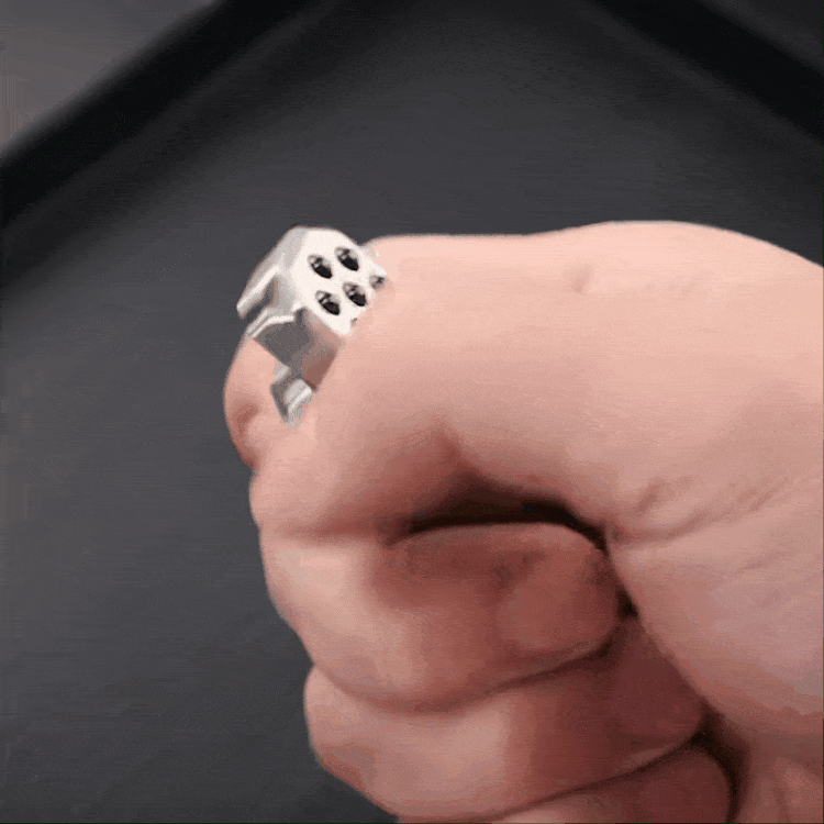 Stealth Click – Metal Fidget Haptic Slider