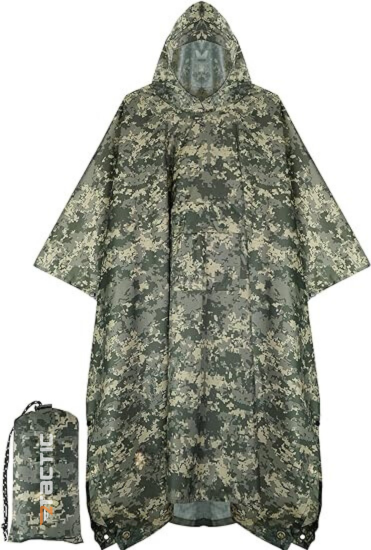 2TAC Hooded Rain Poncho