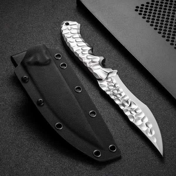 One-piece Keel Camping Mountaineering Portable Outdoor Self-defense Knife For Outdoor Survival