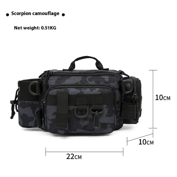 Multifunctional Rod Waist Bag Crossbody Bag