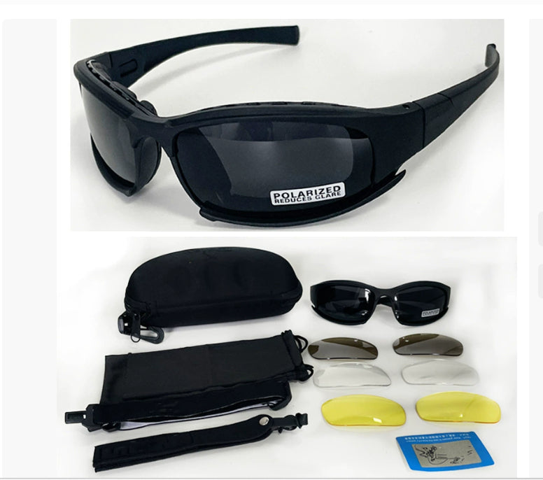 Tactical sports riding glasses