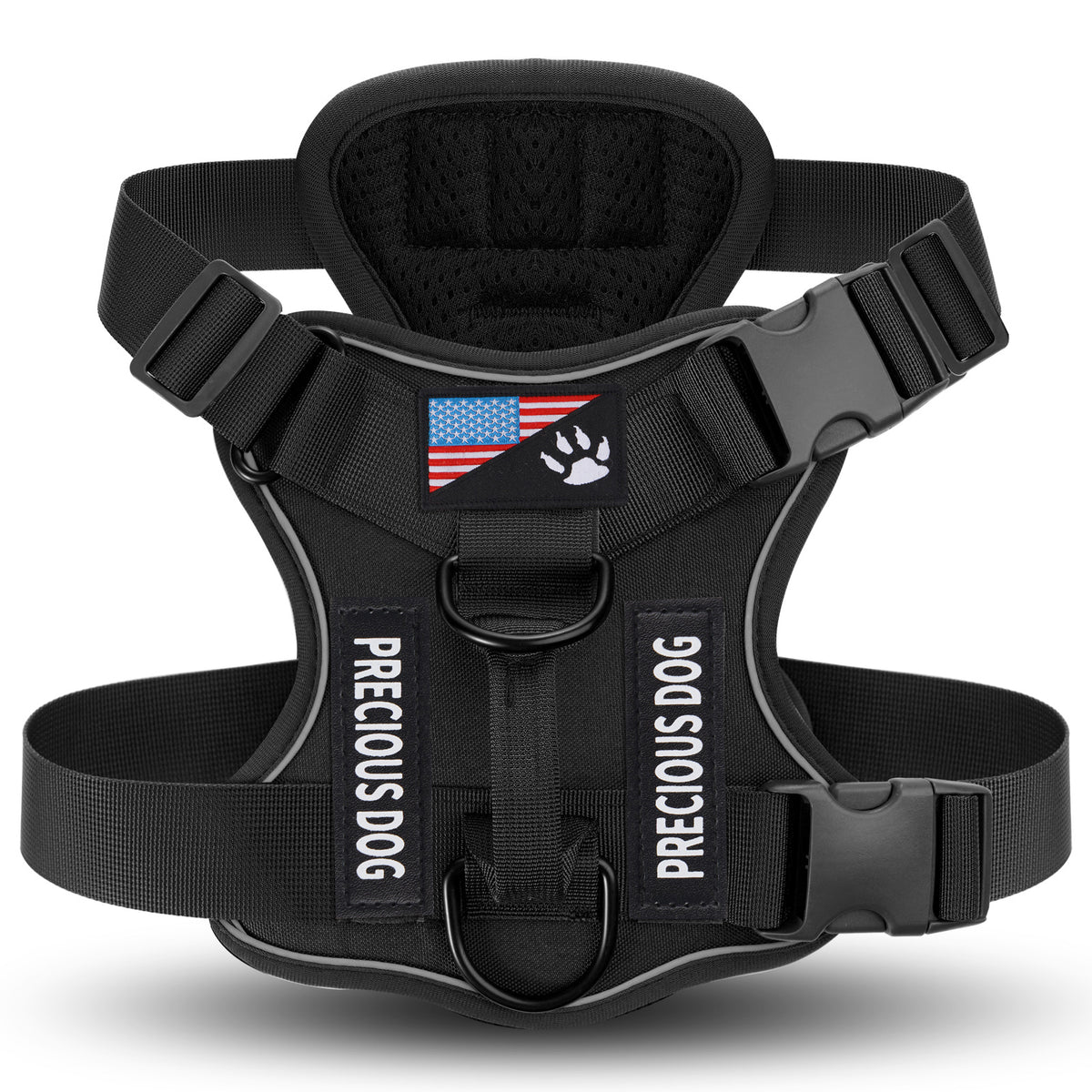 Large Dog Tactical Chest Strap Vest