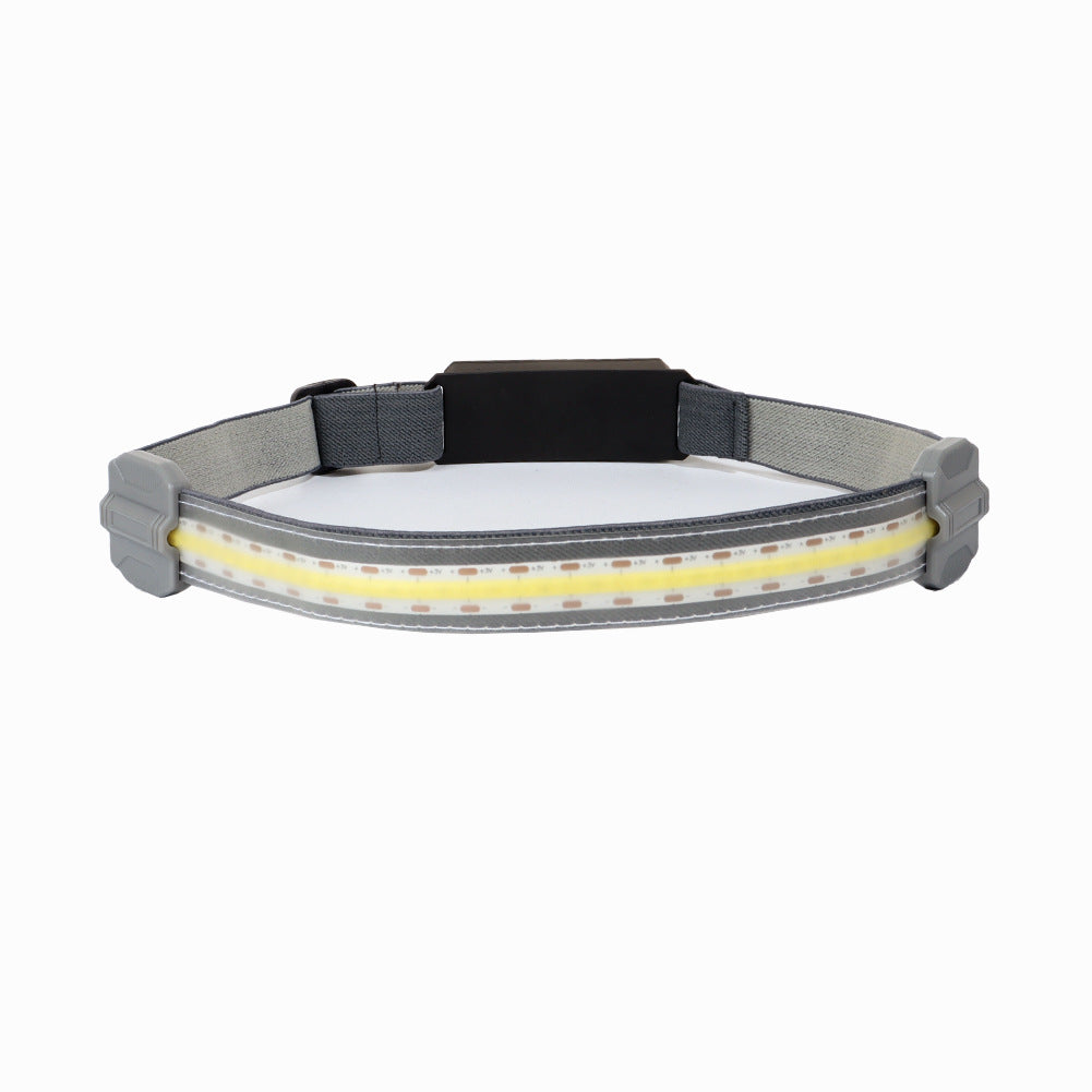 COB Headlight Red Light Portable Headlight USB Rechargeable 3 Lighting Modes
