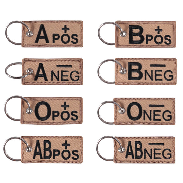 Blood Type A B O Blood Type Keychain Lanyard