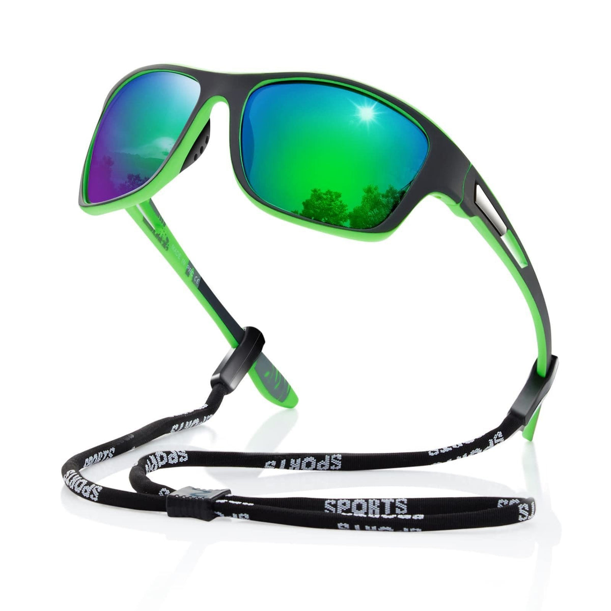 Fashion Sports Night Vision Glasses For Men Polarized Cycling Sunglasses Sun-shade