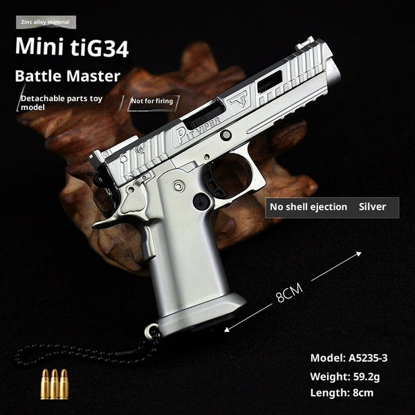 Mini Pendant Pistol Detachable Model Keychain Decoration