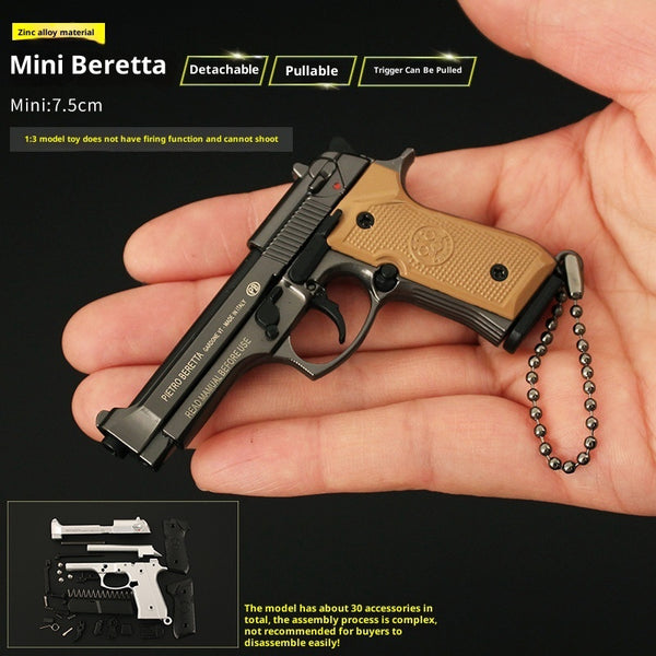 Alloy Model Toy Grab Keychain