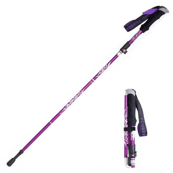 Ultralight Aluminum Alloy 5Sections Walking Sticks