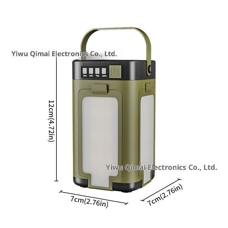 Multifunctional Four-leaf Folding Belt Solar Energy Camping Lights