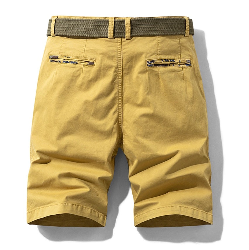 Summer Loose Straight Trousers Trendy Pure Cotton Thin