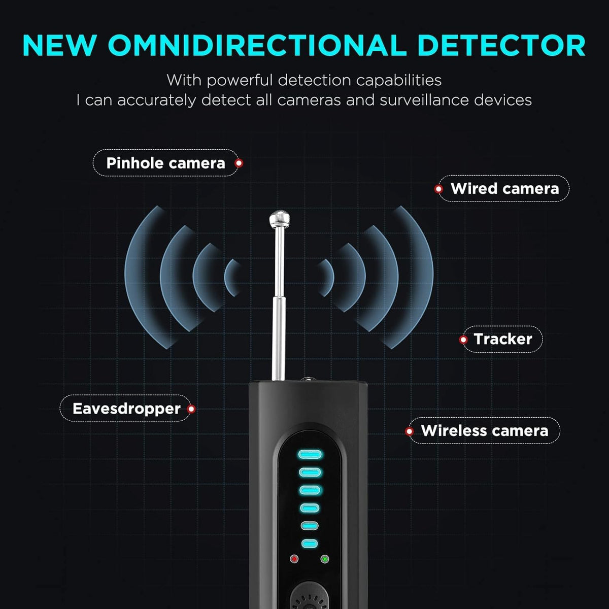 2TAC ShadowGuard™ Hidden Camera & GPS Detector