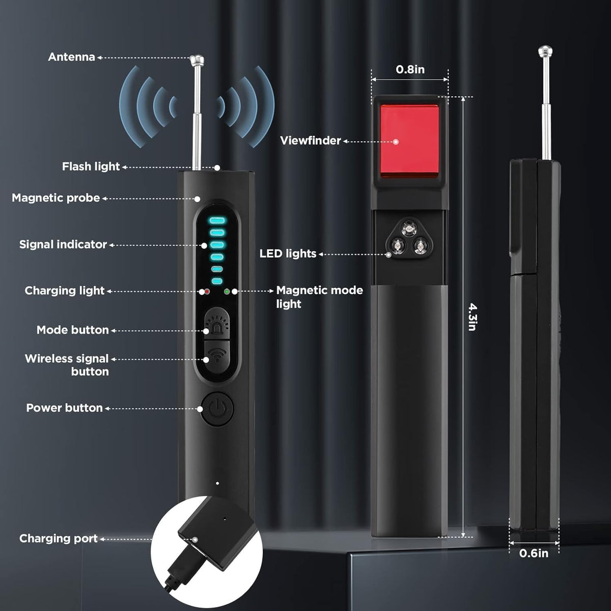 2TAC ShadowGuard™ Hidden Camera & GPS Detector