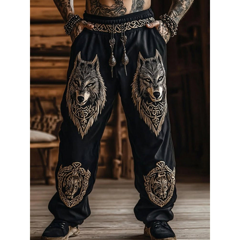 Casual Stylish Loose-fitting Linen Wide-leg Pants