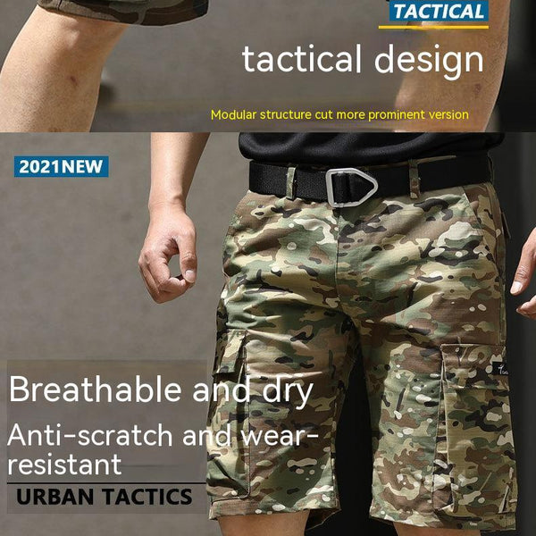 Multi-pocket Men's Summer Tactical Pants Commuter Shorts