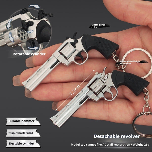 Disassembly Colt 357 Left Wheel Alloy Assembly Toys Keychain
