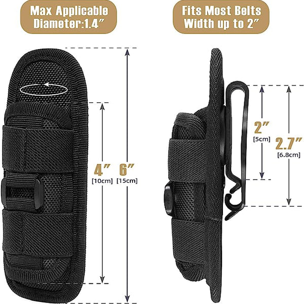 Tactical Flashlight Pouch Holster