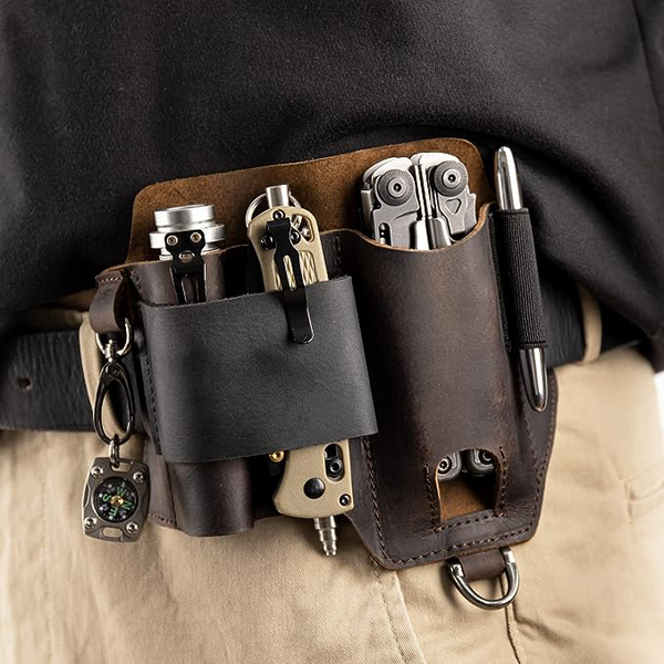 EDC Leather Belt Pouch