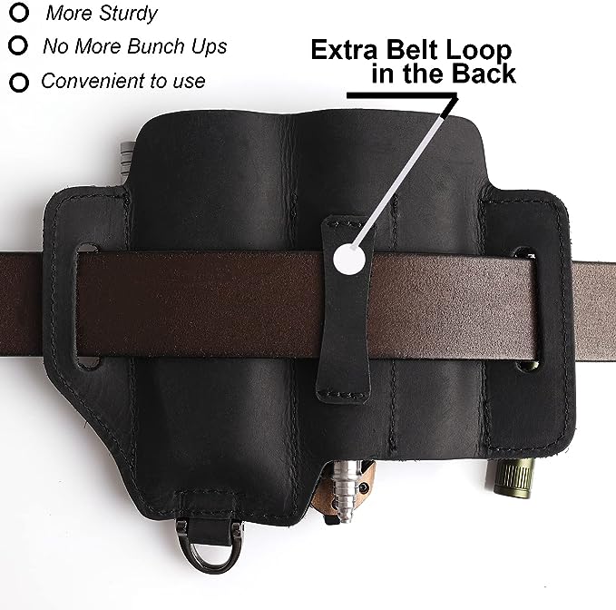 EDC Leather Belt Pouch