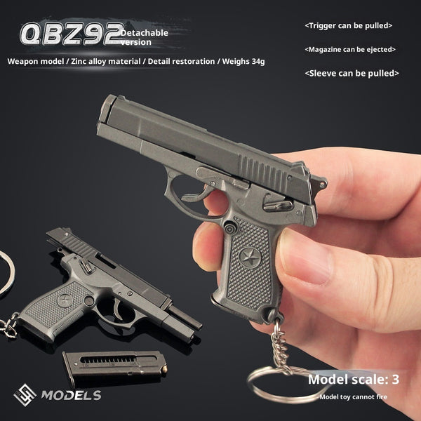 Disassembly Grab Model Semi-alloy Keychain Small Pendant Boys Toy
