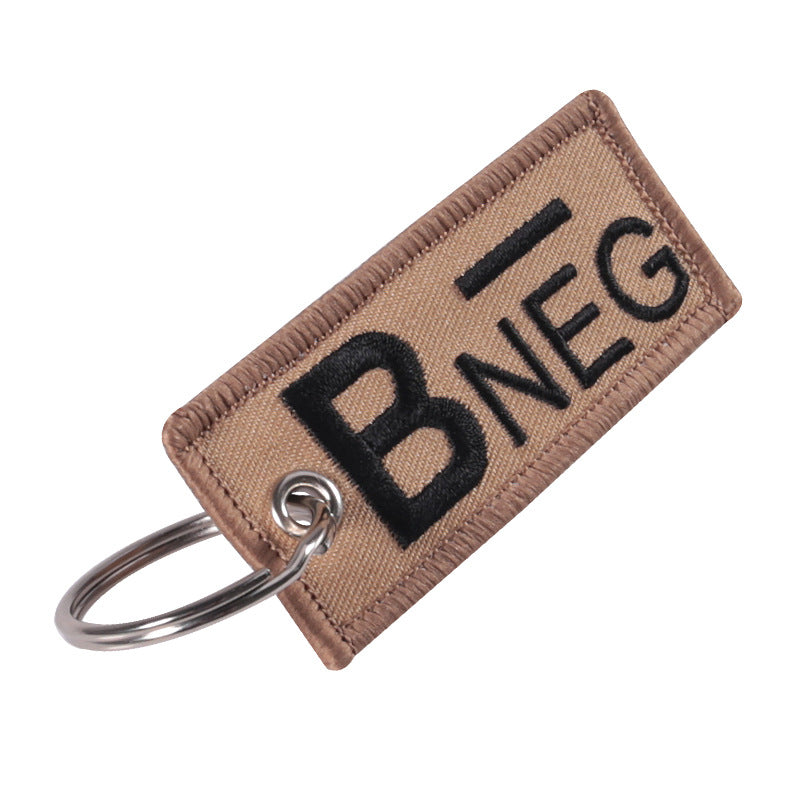 Blood Type A B O Blood Type Keychain Lanyard